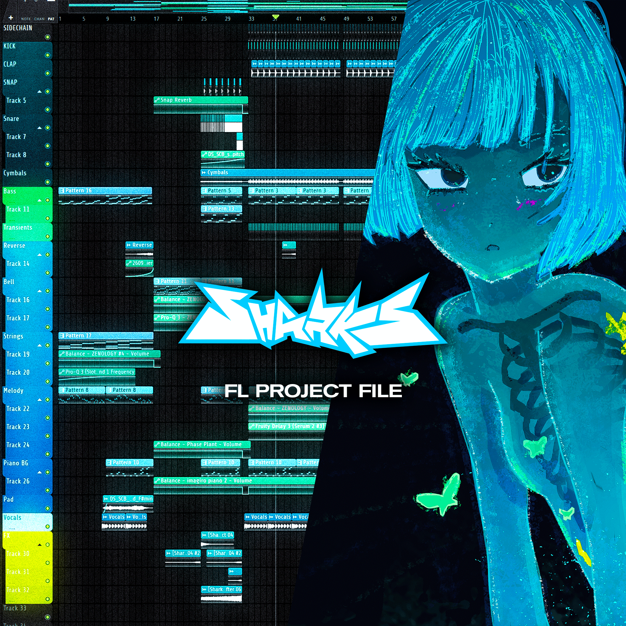 Butterflies FL Studio Project File (Future Riddim) – Sharks Store