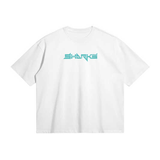 Unisex Sharks Boxy Shirt